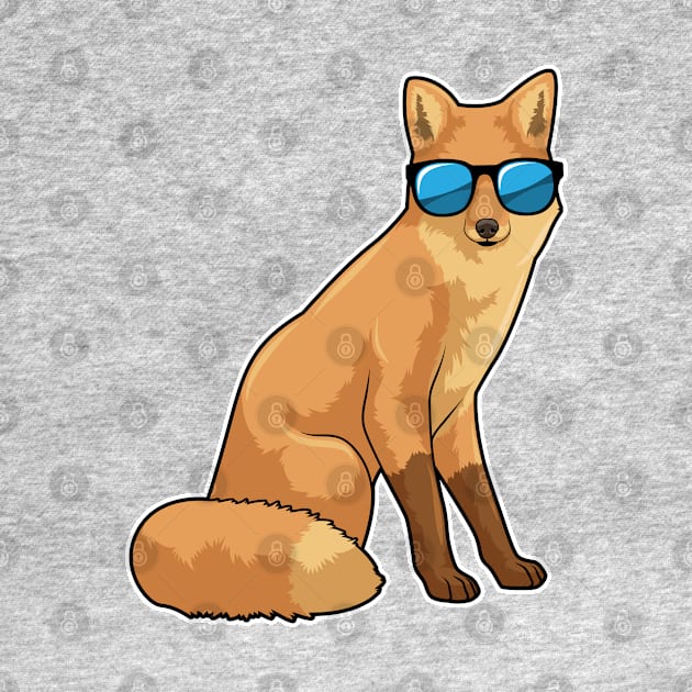 Fox with Sunglasses by Markus Schnabel